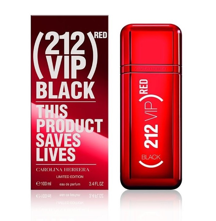 Carolina Herrera 212 Vip Black Red Limited Edition EDP 100 ml