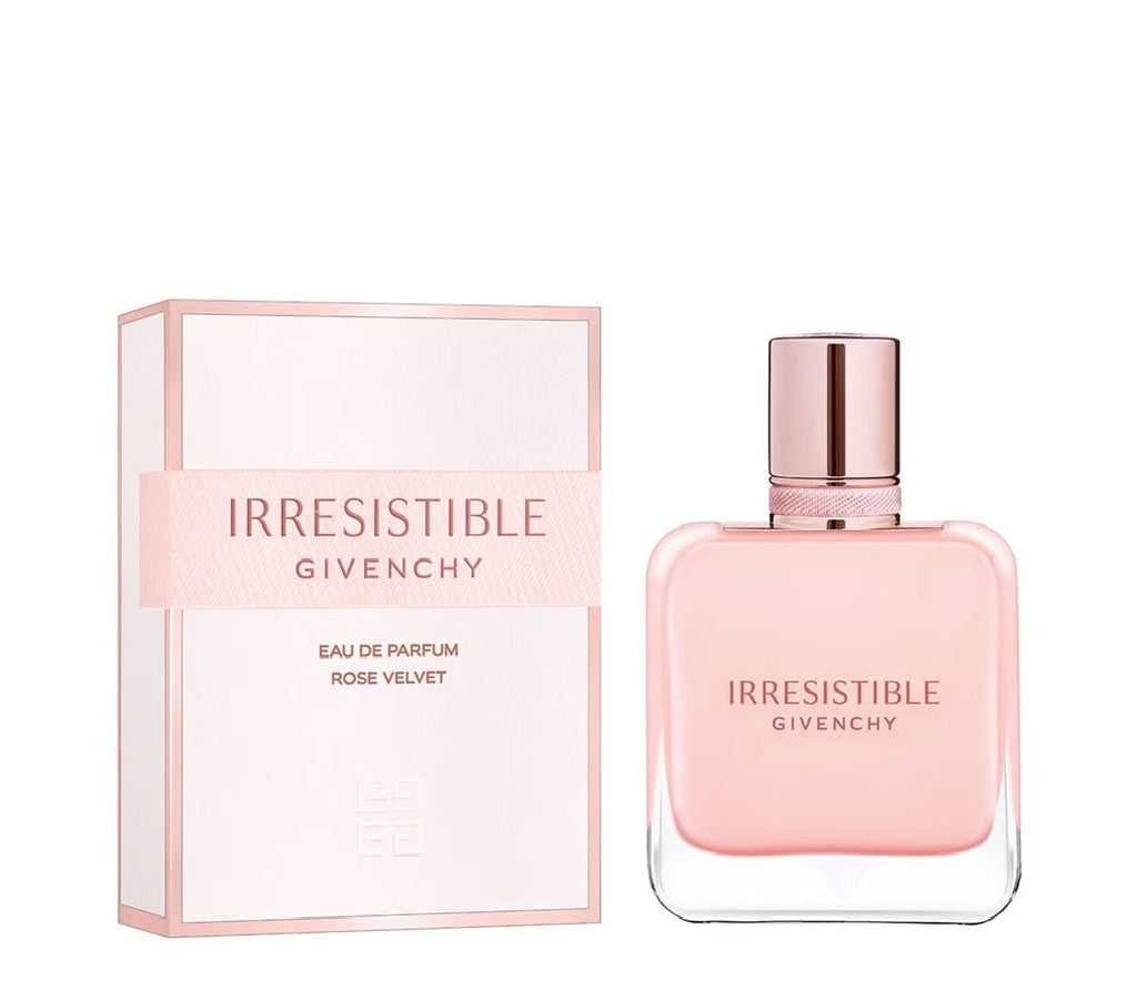 Givenchy Irresistible Rose Velvet EDP with its Package – Niche Perfume for Women