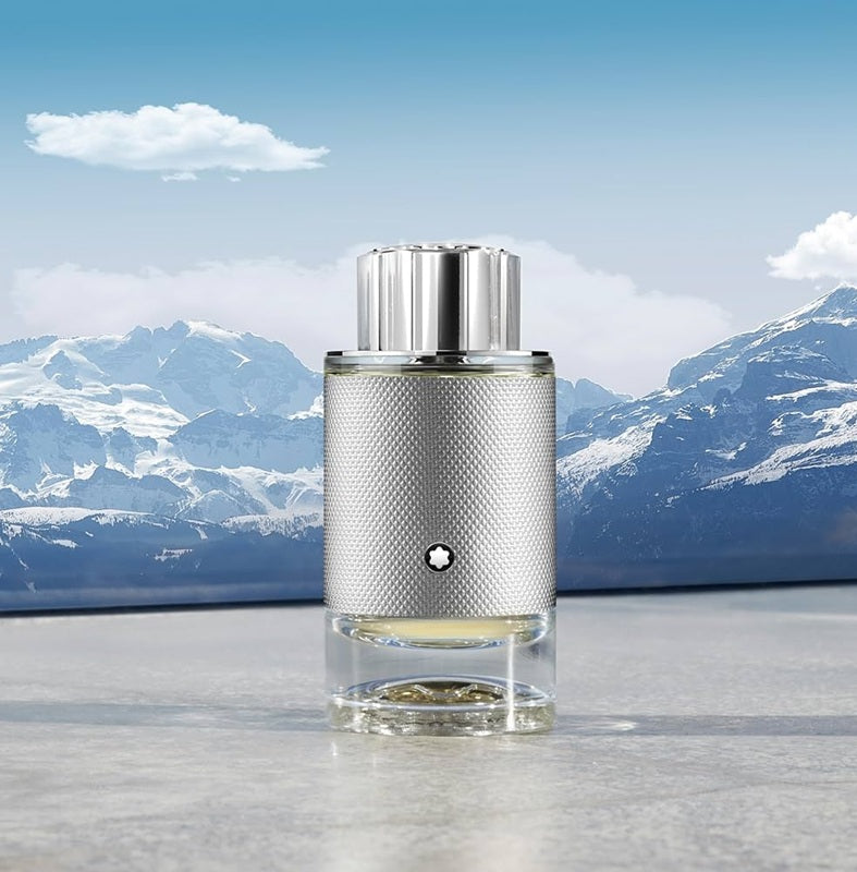 Mont Blanc Explorer Platinum Gift Set in lifestyle–niche perfume for men