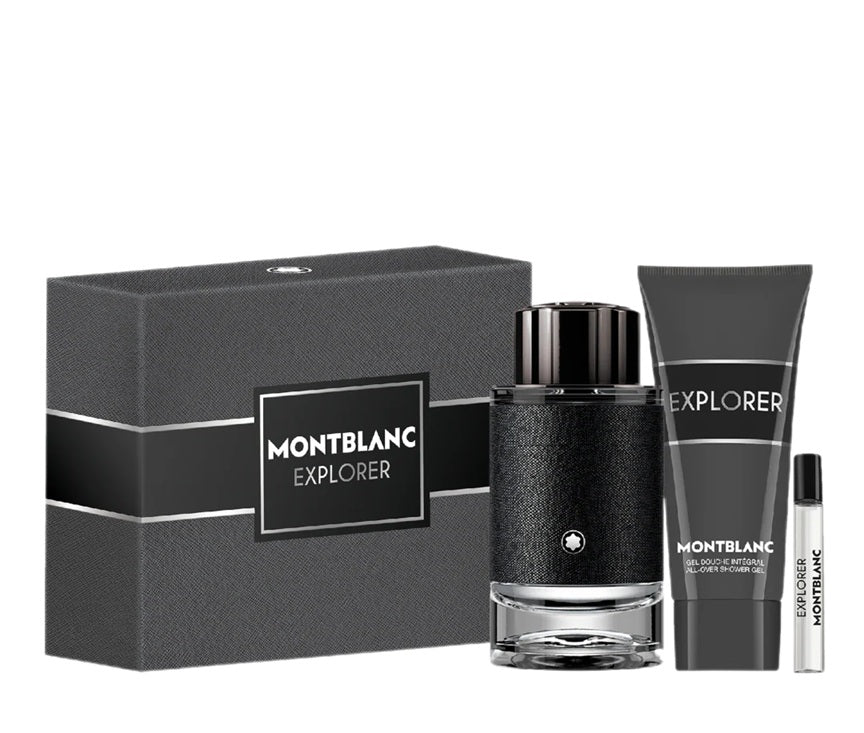 Mont Blanc Explorer Pour Homme Gift Set–niche perfume for men