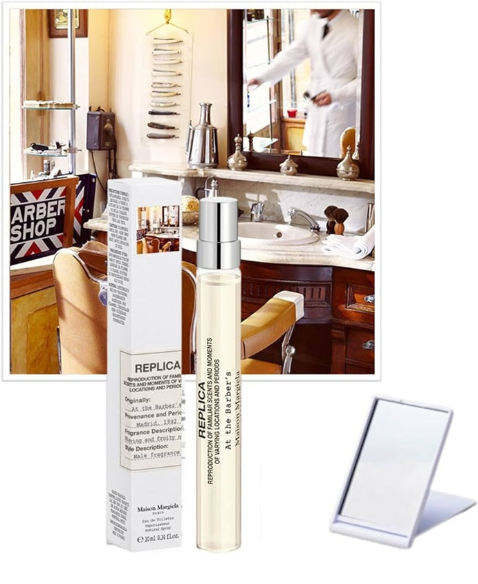 Maison Margiela Replica At The Barber’s EDP 10ml in lifestyle – niche perfume for men