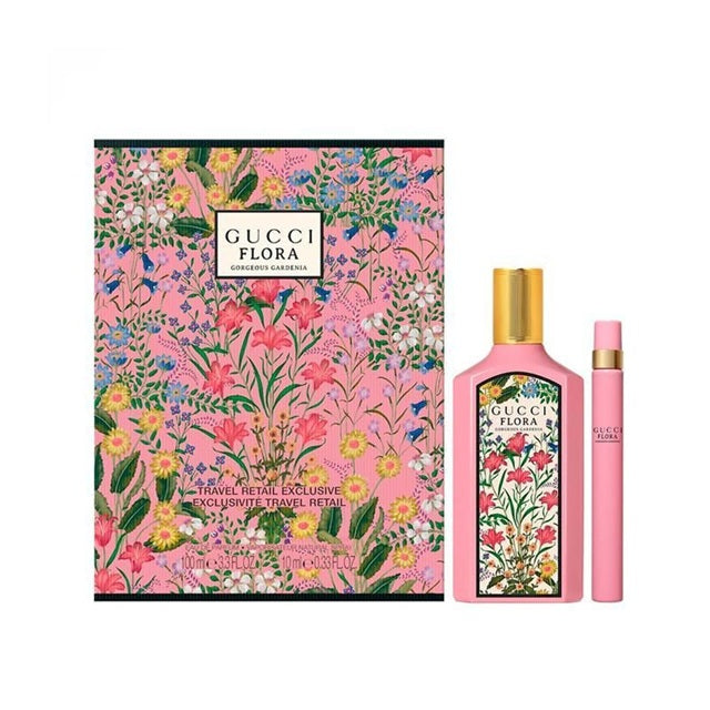 Gucci Flora Gorgeous Gardenia Travel Retail Exclusive Set 100 ml+10 ml
