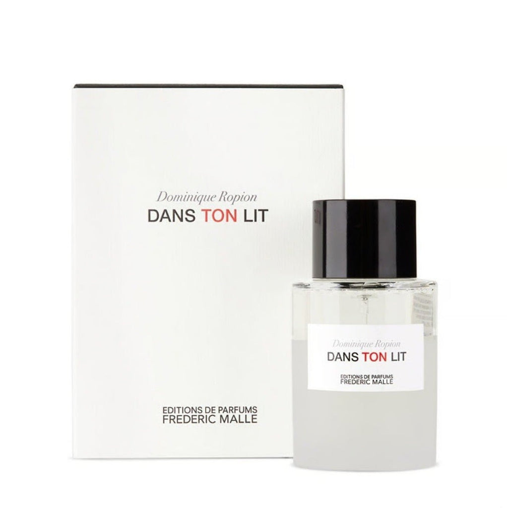 Frederic Malle Dans Ton Lit Linen Spray 100 ML with its package – niche linen spray