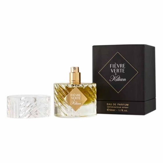 Kilian Fièvre Verte EDP 50 ML with its package – niche perfume for unisex