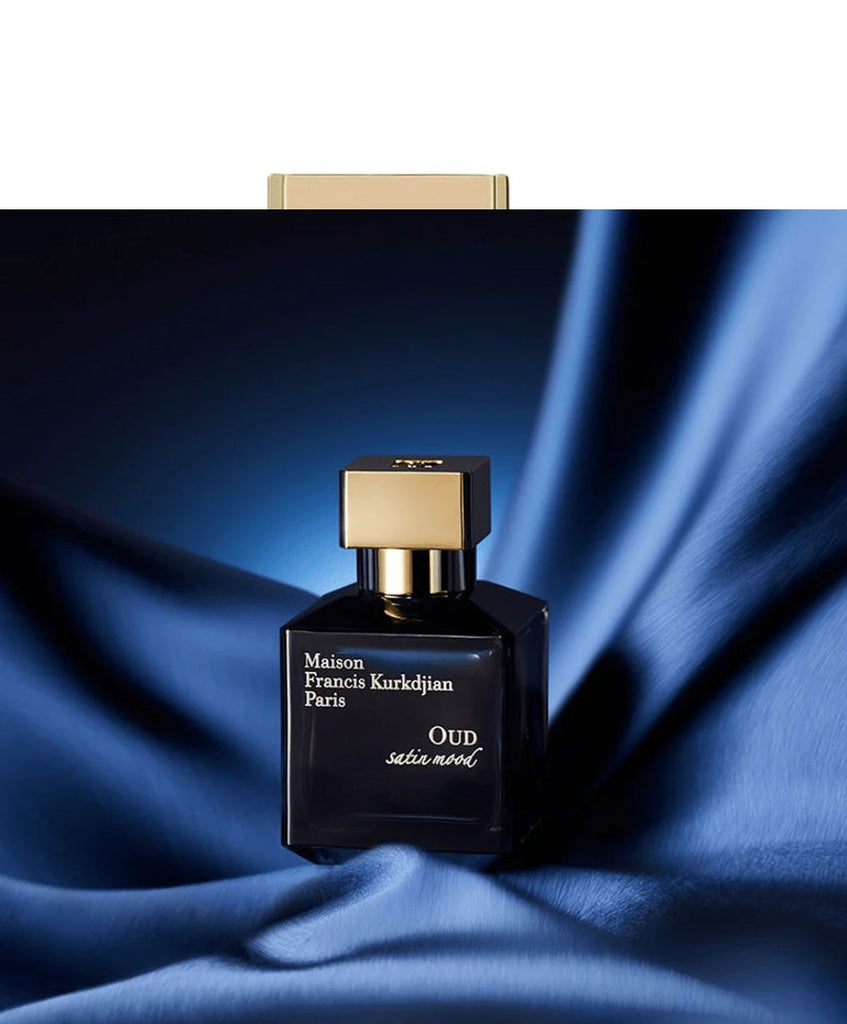 Maison Francis Kurkdjian Oud Silk Mood EDP 70 ml in lifestyle – luxury perfume for unisex