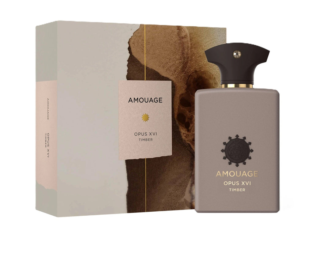 Amouage Opus XVI Timber EDP 100ml with its package – niche perfume for unisex