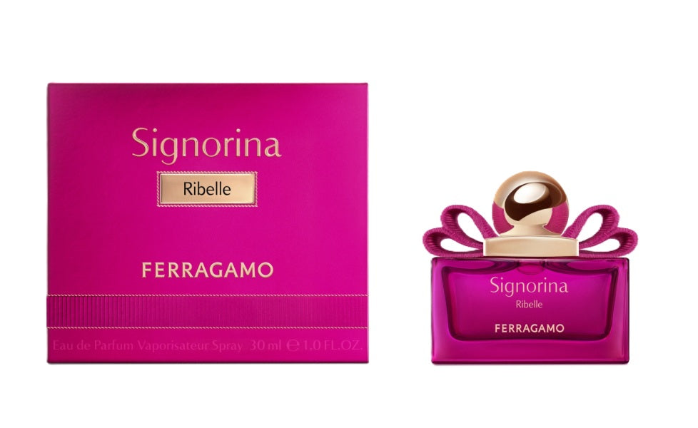 Salvatore Ferragamo Signorina Ribelle EDP 100 ML with its package – niche perfume for women