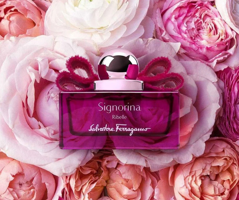 Salvatore Ferragamo Signorina Ribelle EDP 100 ML in lifestyle – niche perfume for women