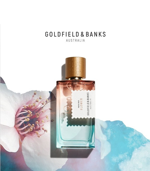 Goldfield & Banks Australia Pacific Rock Flower 100?ml in lifestyle – luxury perfume set for unisex