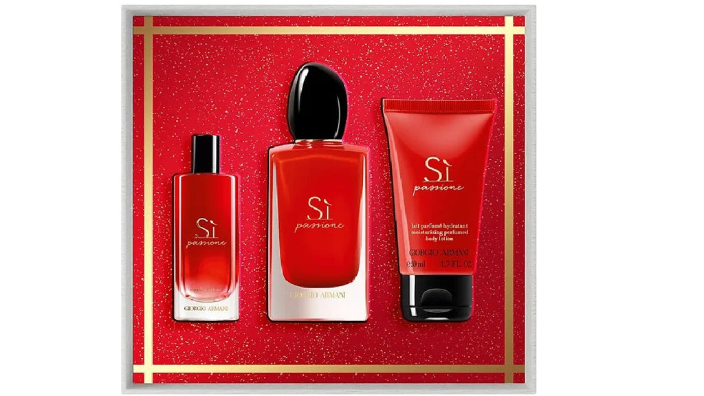 Giorgio Armani SI Passione EDP COFFRET 100ml+ 15ml+ Body Lotion50ml