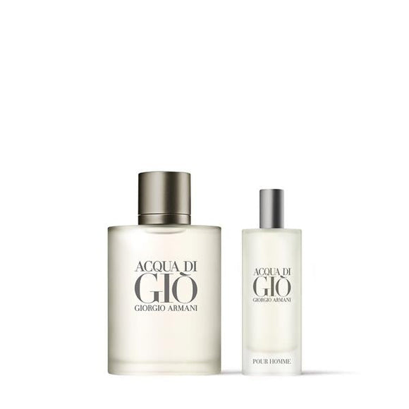 Giorgio Armani Acqua De Gio Men Travel Collection Spray EDT 100ml + EDT 15ml